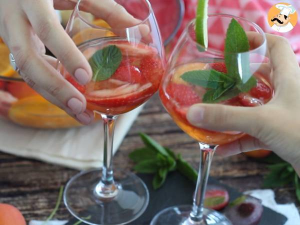Sangria med vitt vin - Vit Sangria - Beredning steg 5