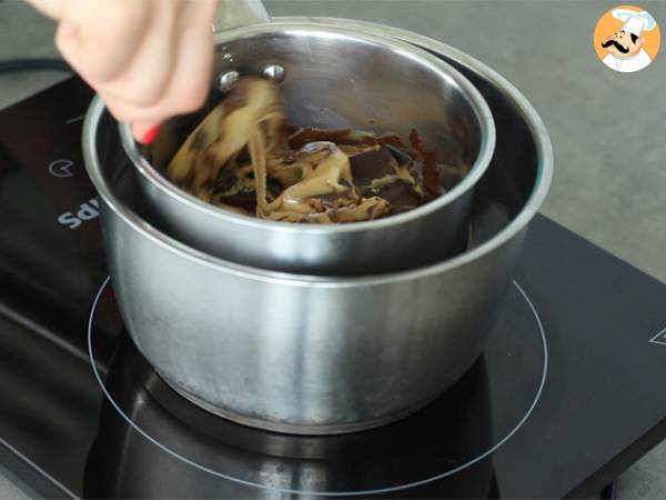 Vegansk jordnötsfudge - Beredning steg 1