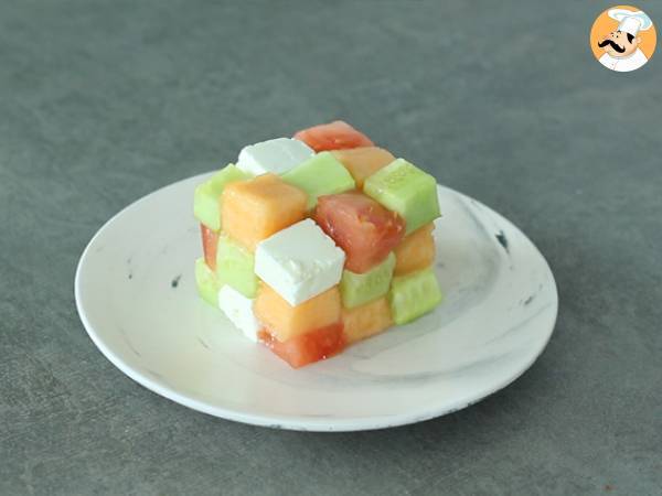 Rubiks kubsallad - Beredning steg 3