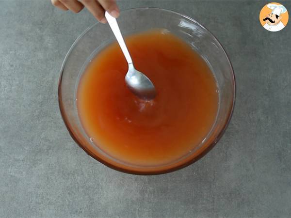 Rosa sangria med rosévin - Beredning steg 1