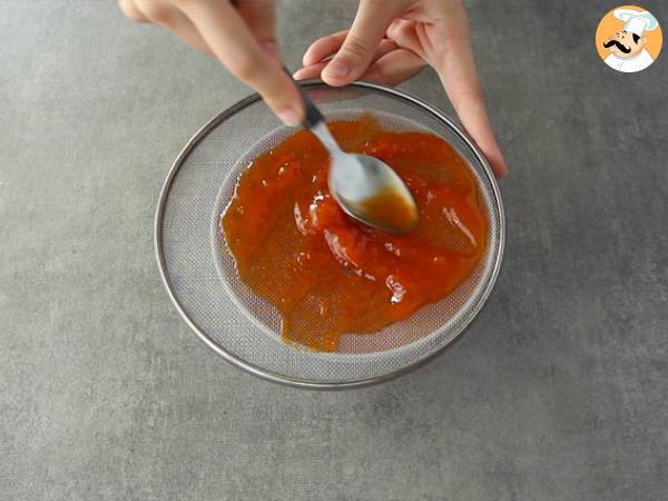 Vaniljpannacotta med aprikoscoulis - Beredning steg 4