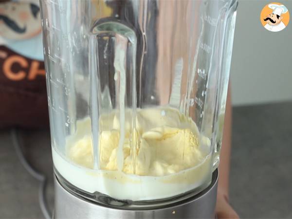 Vaniljmilkshake - Beredning steg 1