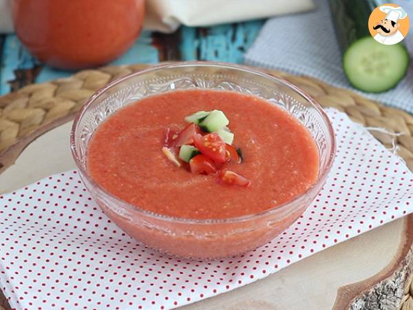 Färsk och enkel gazpacho - Beredning steg 3