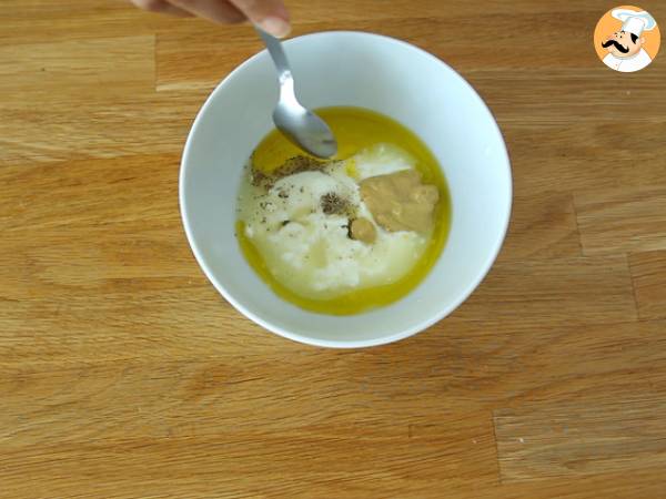 Salpicão - Brasiliansk sallad - Beredning steg 5