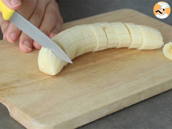 Vegansk bananmilkshake - Beredning steg 1