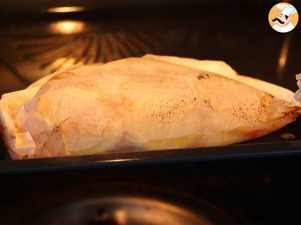 Papillote av torsk - Beredning steg 5