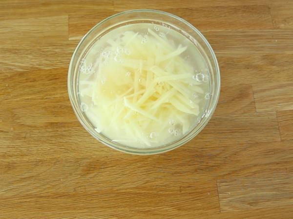 Batata Palha (i ugnen) - Beredning steg 2