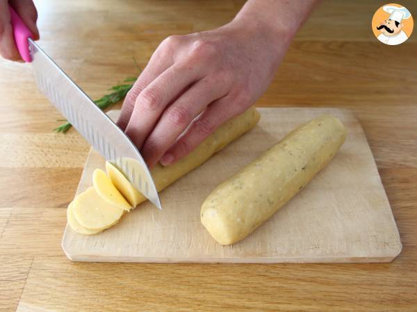 Kex med parmesan och aromatiska örter - Beredning steg 3
