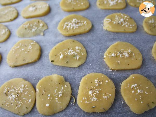 Kex med parmesan och aromatiska örter - Beredning steg 4
