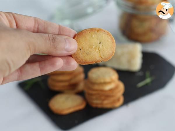 Kex med parmesan och aromatiska örter - Beredning steg 5