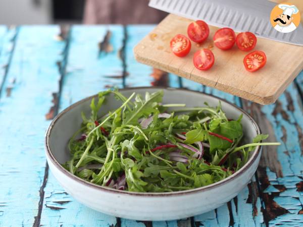 Sallad med getost - Beredning steg 1