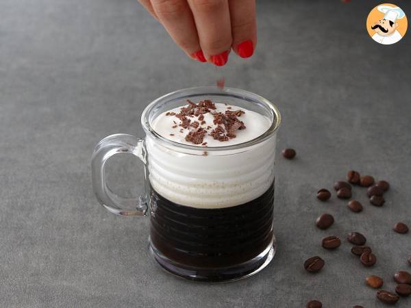Irish Coffee (kaffe med whisky och vispgrädde) - Beredning steg 4