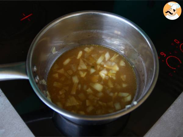 Salladssoppa och kikärtssallad - Beredning steg 3