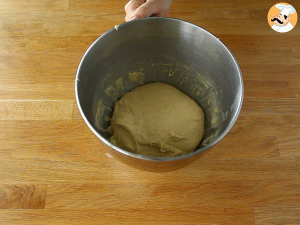 Flätade bullar med Nutella - Beredning steg 2