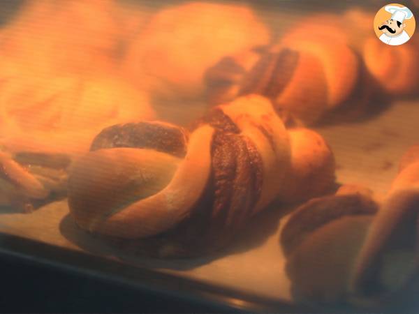 Flätade bullar med Nutella - Beredning steg 6
