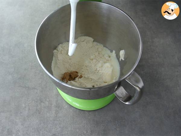 Brioche Butchy - Brioche utan smör - Beredning steg 1