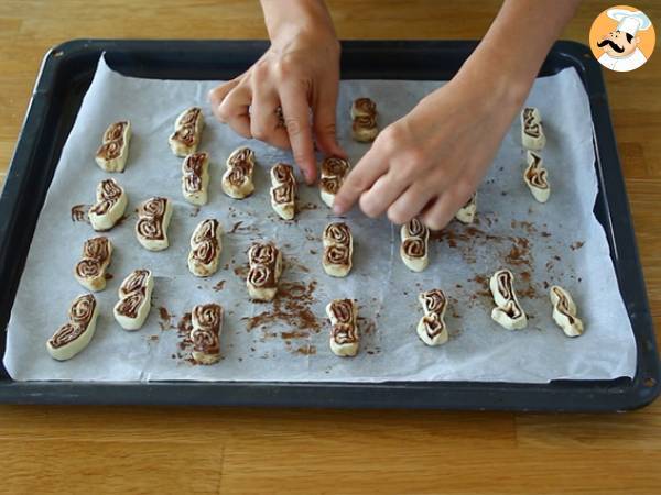 Smördegspalmer med nutella - Beredning steg 4
