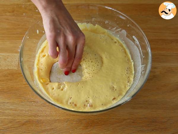 Beignets av aubergine - Beredning steg 2