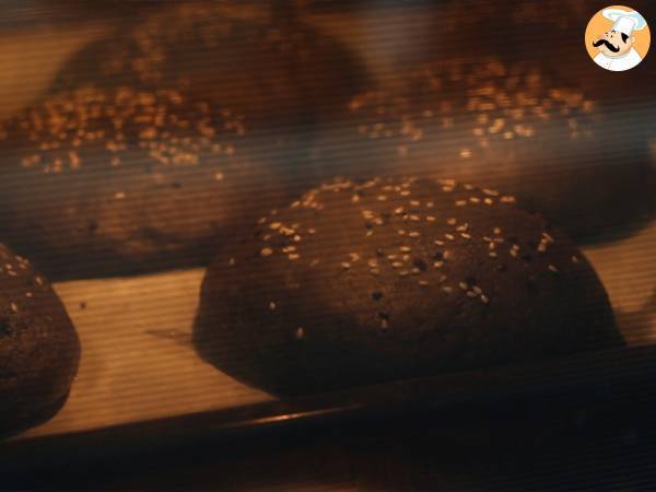 Svarta bullar med bläckfiskbläck - Beredning steg 5