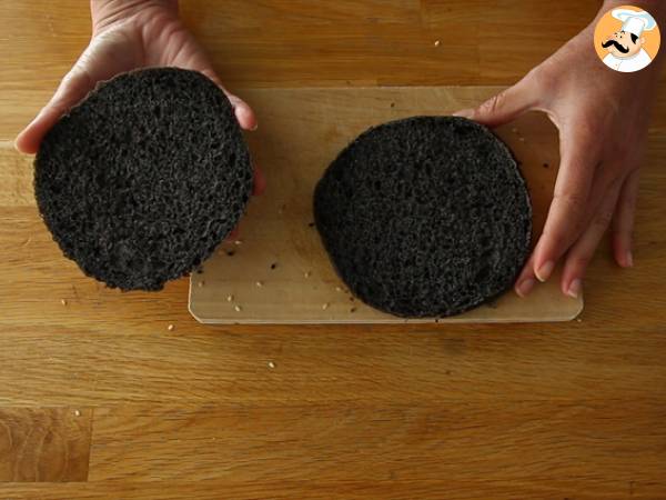 Svarta bullar med bläckfiskbläck - Beredning steg 6