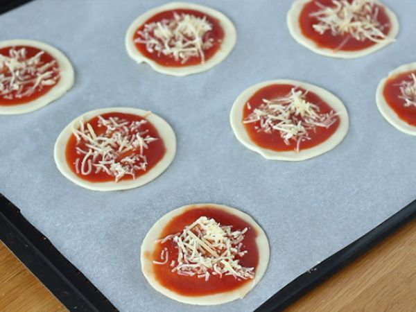Mumiepizzor med smördeg - Beredning steg 3