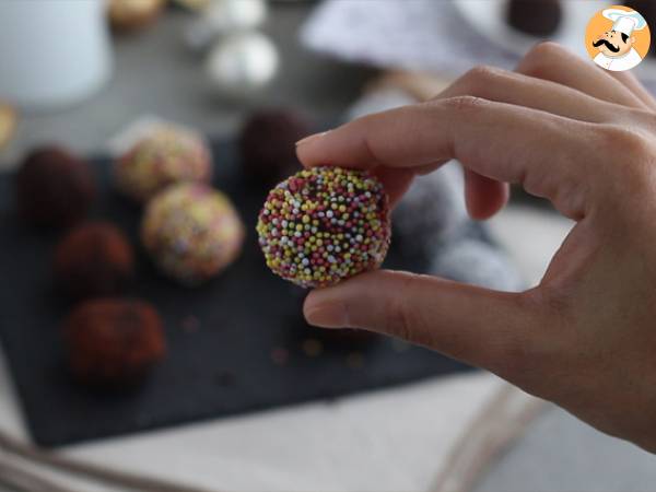 Chokladtryfflar med överdrag - Beredning steg 6
