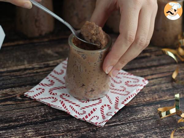 Risgrynspudding med mörk och vit choklad - Beredning steg 6