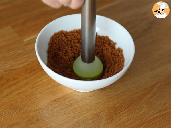 Klubbor med varm choklad: vit choklad + speculoos - Beredning steg 1