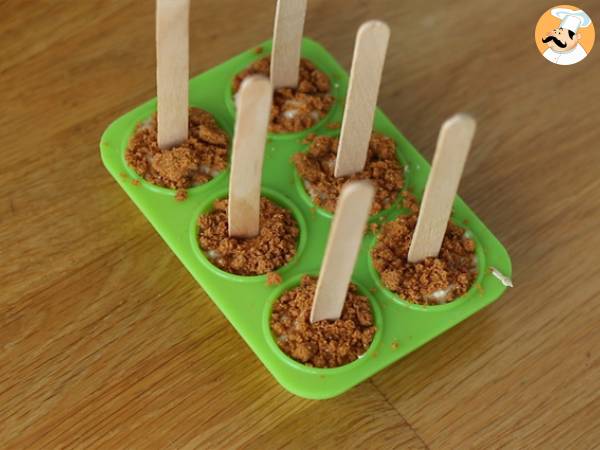 Klubbor med varm choklad: vit choklad + speculoos - Beredning steg 3