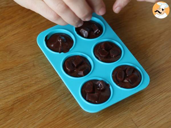 Klubbor med varm choklad: mörk choklad + Carambar - Beredning steg 2
