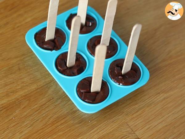 Klubbor med varm choklad: mörk choklad + Carambar - Beredning steg 3