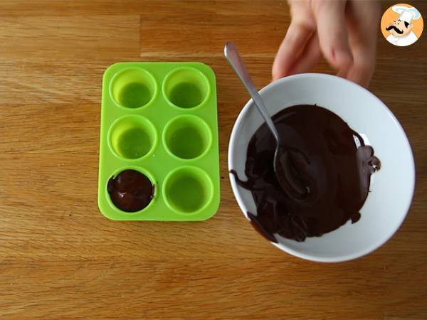 Klubbor med varm choklad: mörk choklad + marshmallow - Beredning steg 1