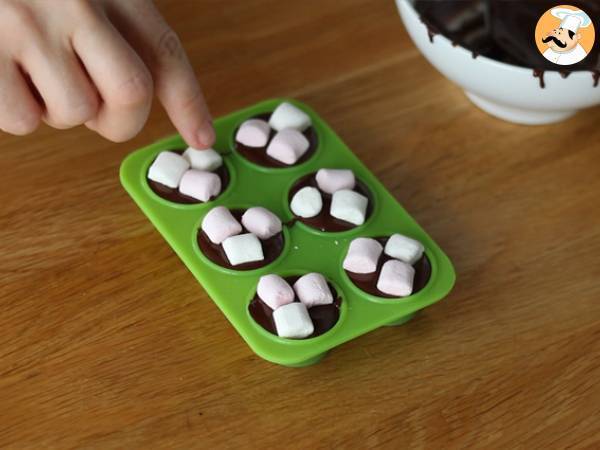 Klubbor med varm choklad: mörk choklad + marshmallow - Beredning steg 2