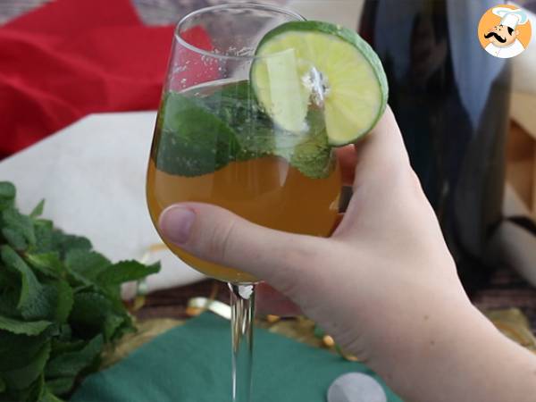 Kunglig champagne mojito - Beredning steg 3