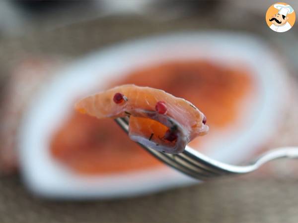 Gravlax, den svenska marinerade laxen - Beredning steg 6