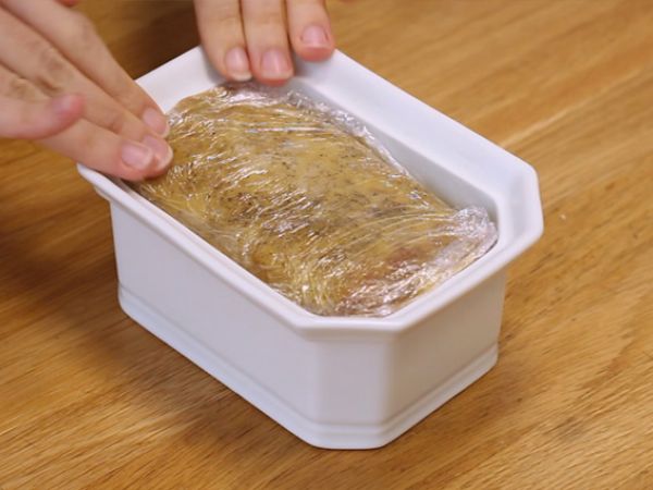 Foie gras tillagad i salt - Beredning steg 4