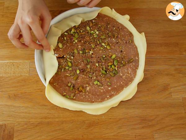 Frangipane hallon och pistage galette des rois - Beredning steg 5