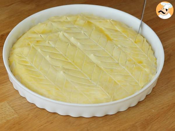 Frangipane hallon och pistage galette des rois - Beredning steg 6