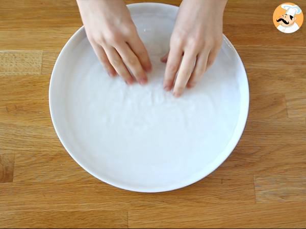 Vegetariska vårrullar - rödkål och sötpotatis - Beredning steg 4