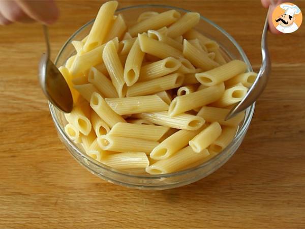 Pastagratäng med skinka och ost - Beredning steg 1