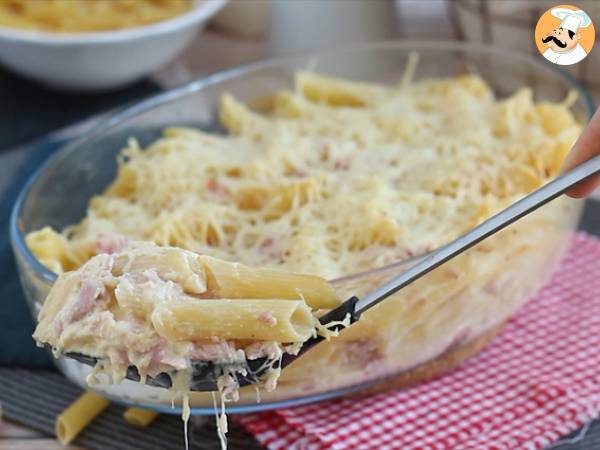 Pastagratäng med skinka och ost - Beredning steg 5