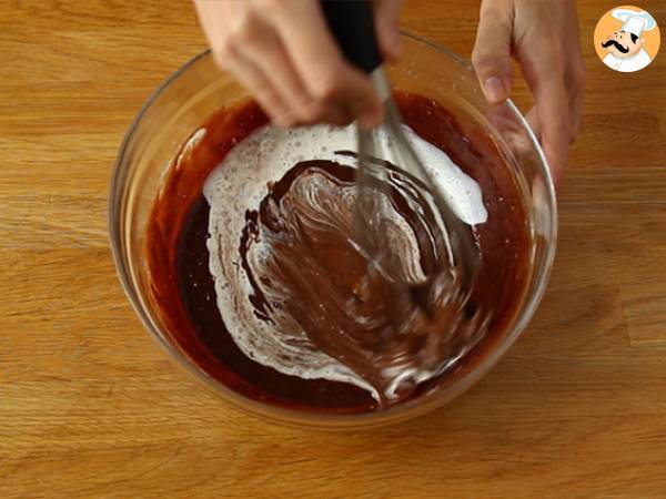 Chokladkaka i mikrovågsugnen på 5 minuter. - Beredning steg 3