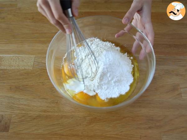 Yoghurtkaka i mikrovågsugn på 10 minuter. - Beredning steg 1