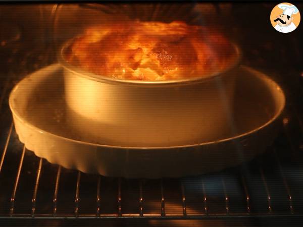 Äppel- och karamellpudding med croissanter - Beredning steg 7
