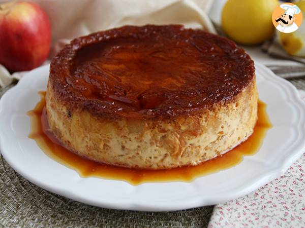 Äppel- och karamellpudding med croissanter - Beredning steg 8
