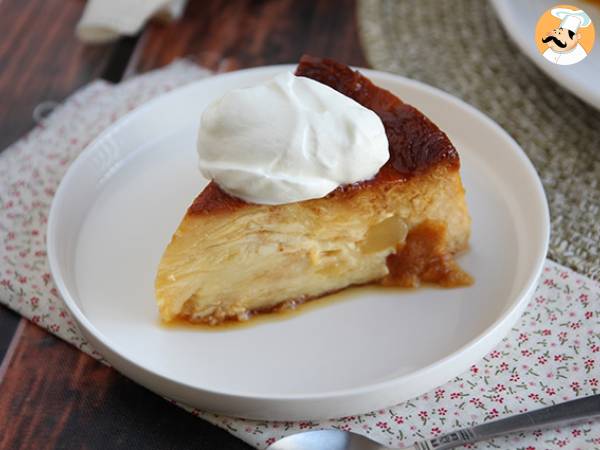 Äppel- och karamellpudding med croissanter - Beredning steg 9