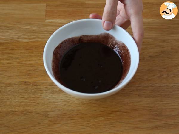 Flingor med choklad och puffat ris. Kokosnötspuffar - Beredning steg 3