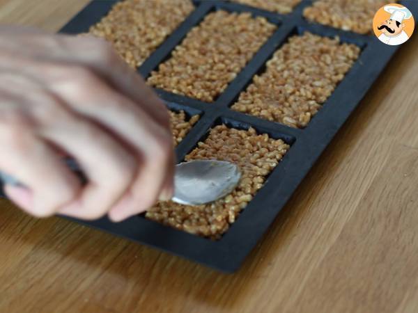 Flingbar med puffat ris och jordnötter - Beredning steg 6