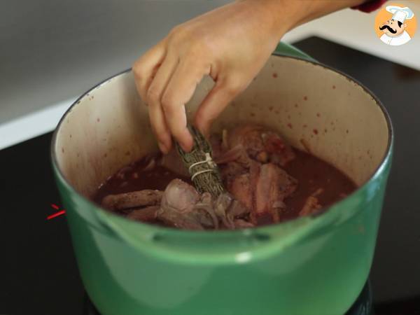 Coq au vin - Beredning steg 3
