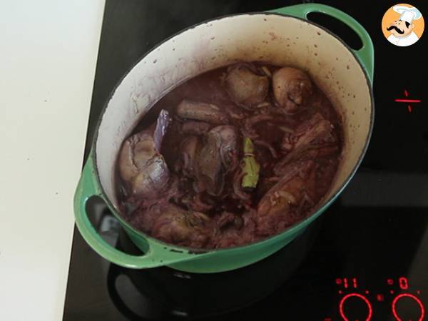 Coq au vin - Beredning steg 4
